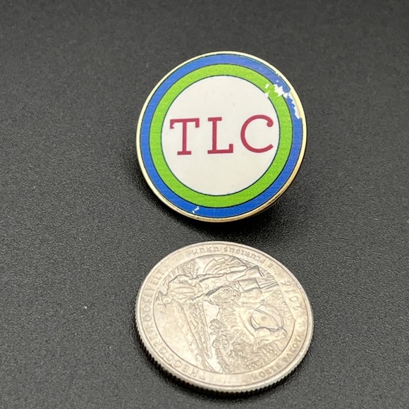 TLC‎ Tender Loving Care Lapel Hat Pin - Picture 2 of 3